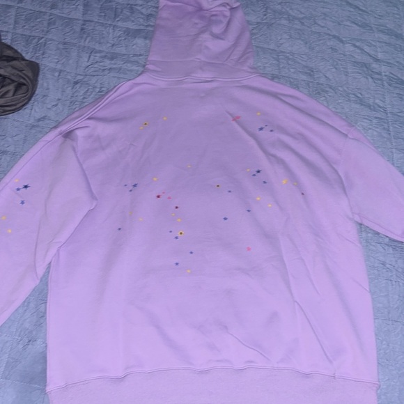 Sp5der Açaí Hoodie 'Purple' - Picture 3 of 5